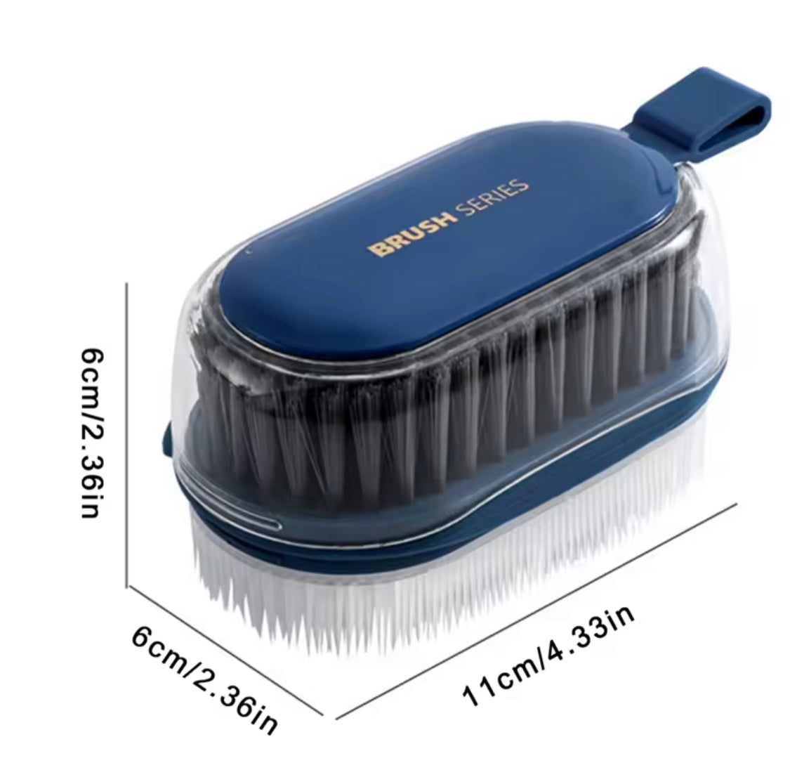 Double Head Clothes Scrubbing Brush, Multifunctional Soft Shoes Brush, Kitchen Soft Bristled Double Sided Brush Double Head Clothes Scrubbing Brush, Multifunctional Soft Shoes Brush, Kitchen Soft Bristled Double Sided Brush